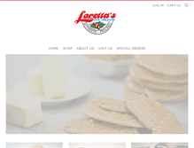 Tablet Screenshot of lorettaspralines.com